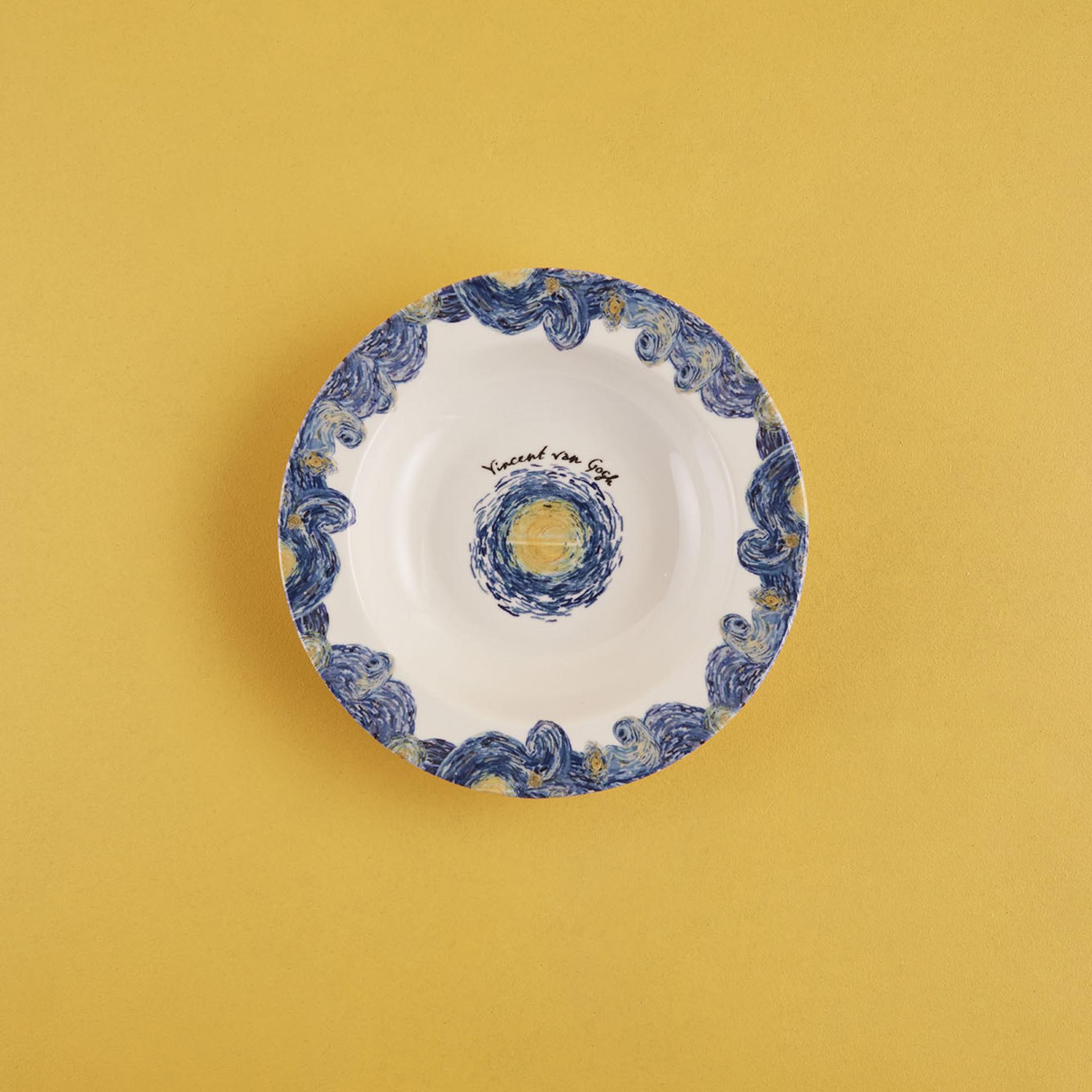 Van Gogh Stoneware 24 Parça 6 Kişilik Yemek Takımı Mavi