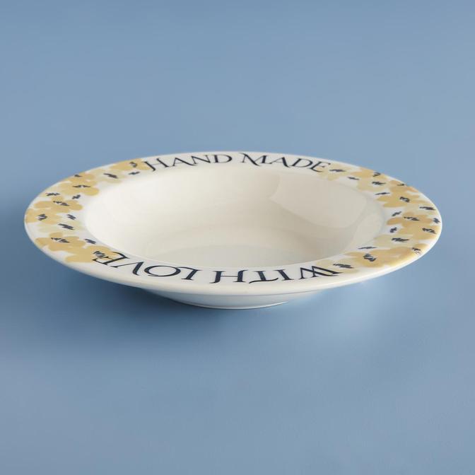 Isadora Stoneware Yemek Tabağı 6'lı Sarı (22 cm)