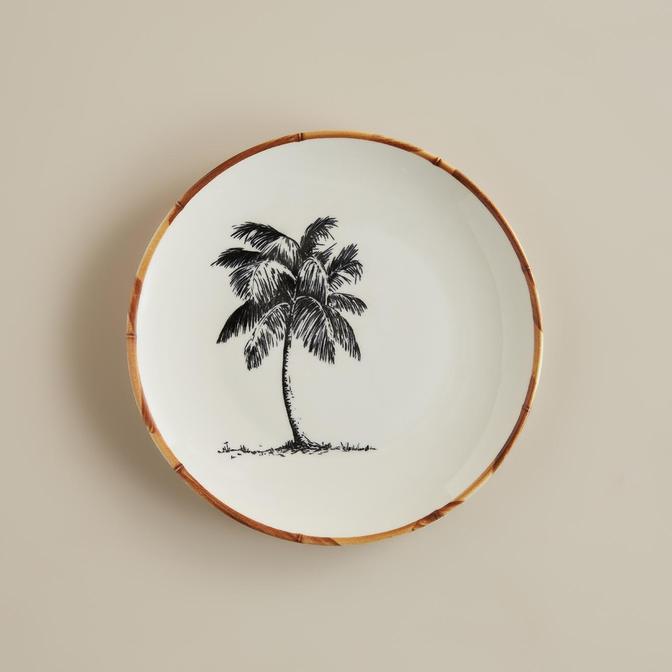 Palm Stoneware Pasta Tabağı Beyaz (21 cm)