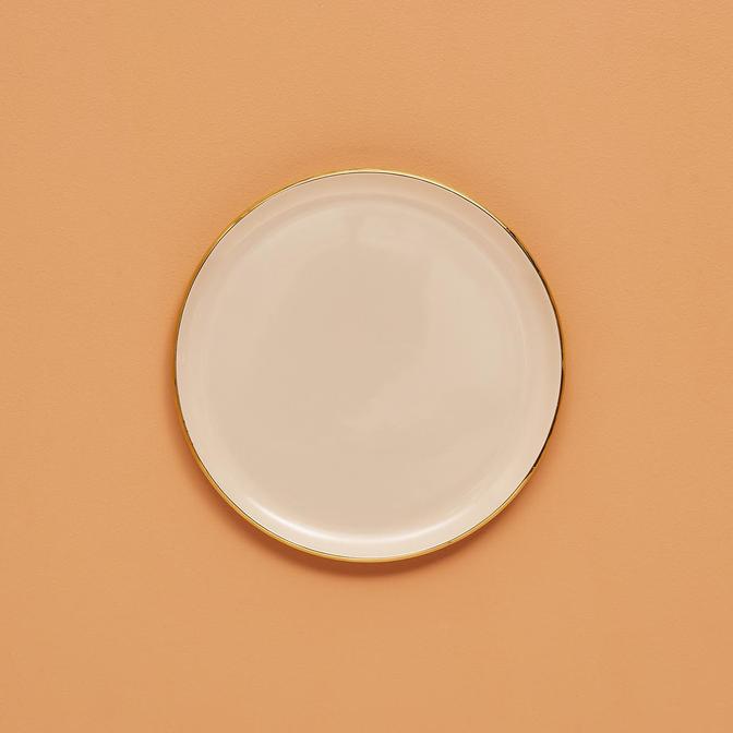 Solid Pasta Tabağı Beyaz (21 cm)
