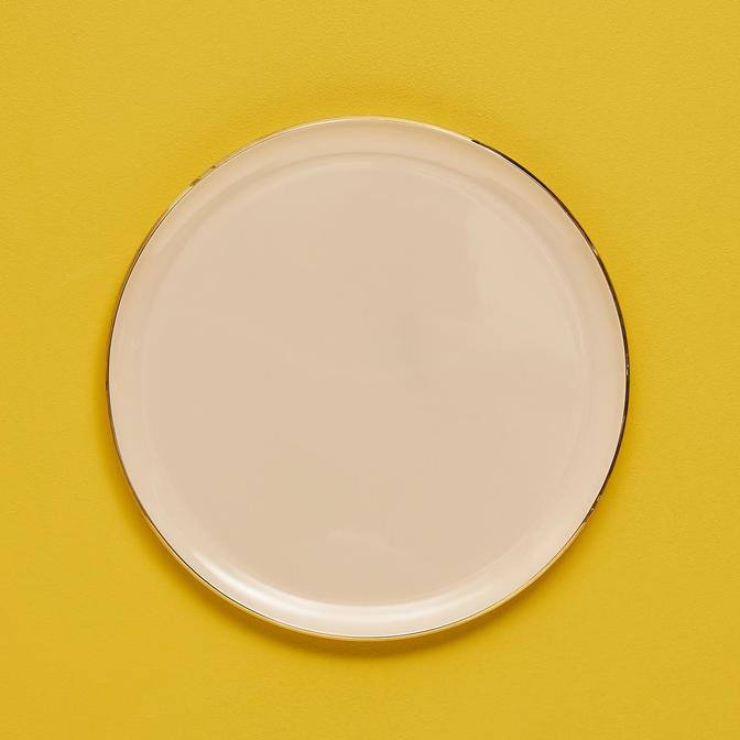 Solid Servis Tabağı Beyaz (26 cm)